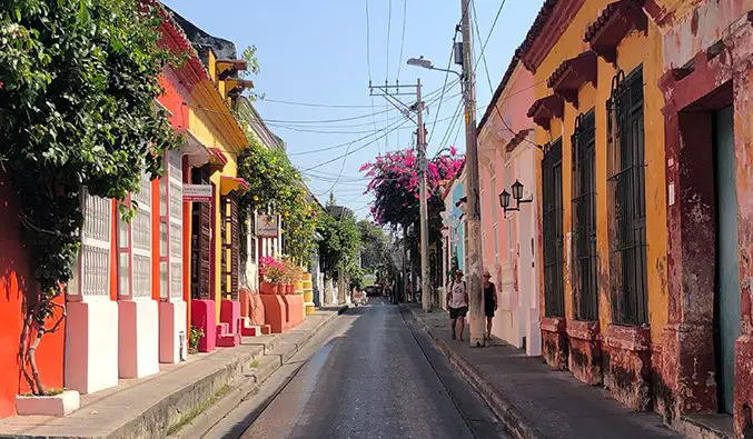 De visita en Cartagena, Colombia