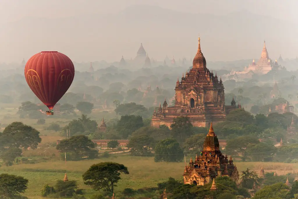 Rutas de Mandalay a Bagan
