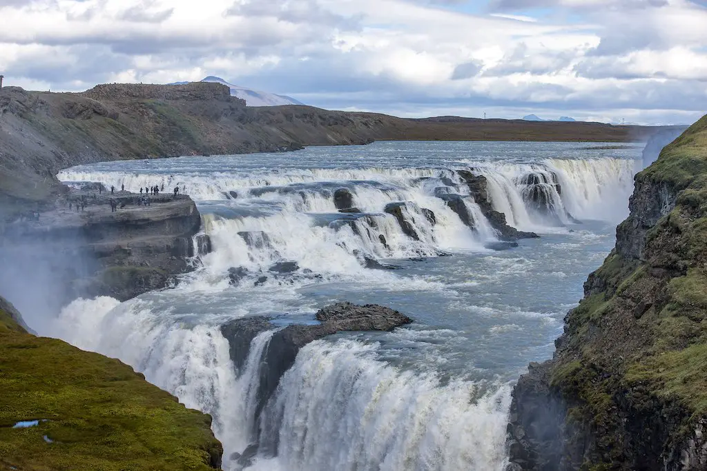 Vista panorámica de la naturaleza de Islandia.