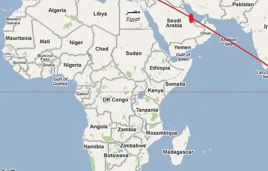 ¿Cuántos kilómetros hay de España a Australia?