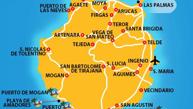 Dónde dormir en Gran Canaria Norte o Sur